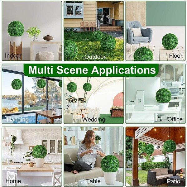Large Size 4 Layers Artificial Plant Topiary Ball(Buy 6 Get 10% OFF & Free Shipping)