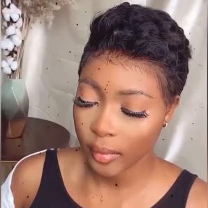 2021 New brazilian straight hair 360 lace bob ladies wig