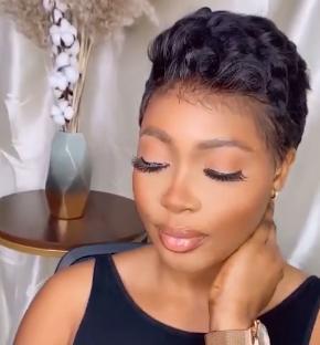 2021 New brazilian straight hair 360 lace bob ladies wig