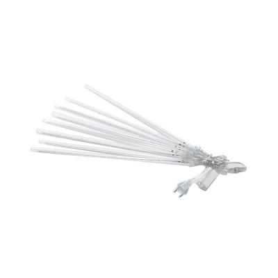 8ft Romantic Modern Cascade String Light Plastic 36 Lights Patio Solar LED Festive Lighting in Clear
