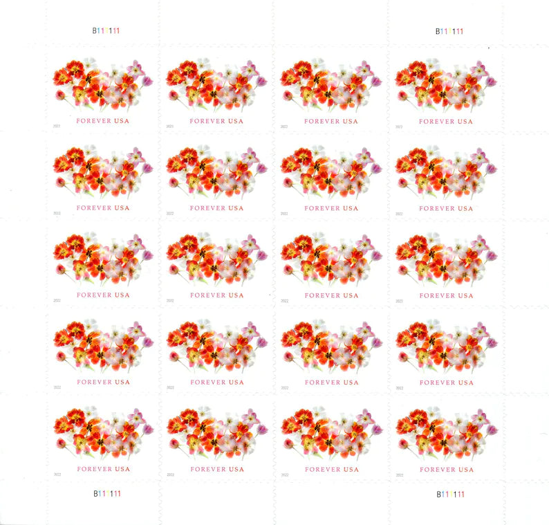 2022 Tulips, Sheet of 20