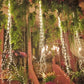 65.6ft Copper Wire Cascade Starry Fairy Light Stylish Modern 200-Light Bronze Plug-in/Battery/Solar LED String Lamp for Christmas Deco