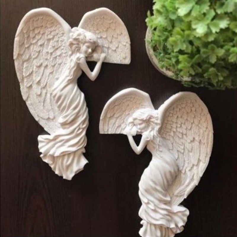 🔥Last Day Promotion 49%OFF🔥 Door Frame Angel Wings Sculpture Decor