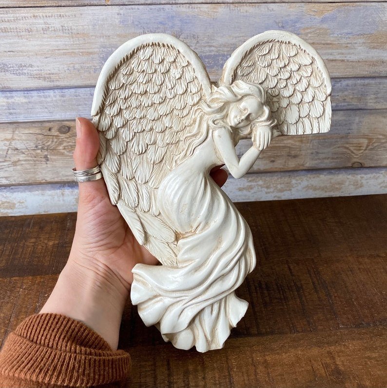 🔥Last Day Promotion 49%OFF🔥 Door Frame Angel Wings Sculpture Decor