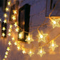 Extendable Waterproof Decorative Star Twinkle Lights 43 ft in with 8 Flashing Modes