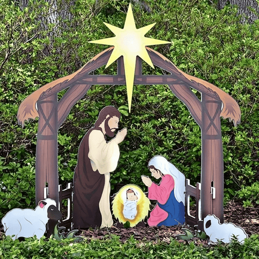 🔥LAST DAY 70% OFF 🔥Jesus Nativity Scene Sign(Buy 2 Free Shipping)