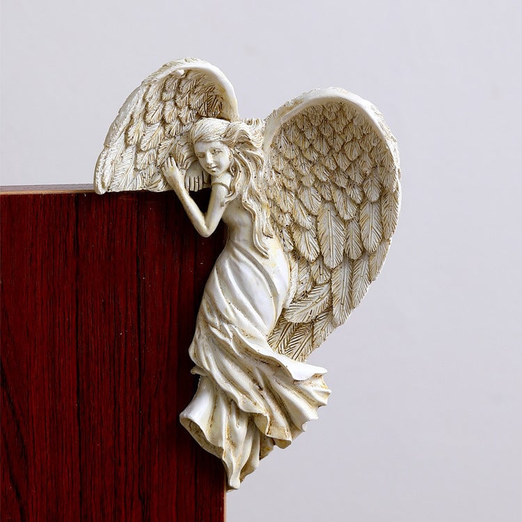 🔥Last Day Promotion 49%OFF🔥 Door Frame Angel Wings Sculpture Decor