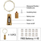 16 Pack Battery Operated LED Cork Lights Warm White 2M 20LEDs String Lighting