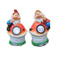 2-Pack Handmade Sprite Solar Path Light Cartoon Resin Brown/Orange/Purple-Blue LED Ground Lighting for Backyard