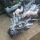 Garden Guardian - Big Squatting Dragon Art Sculpture