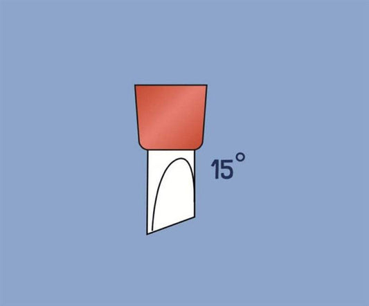 15 Degree Standard Cut Hardened Steel Blade